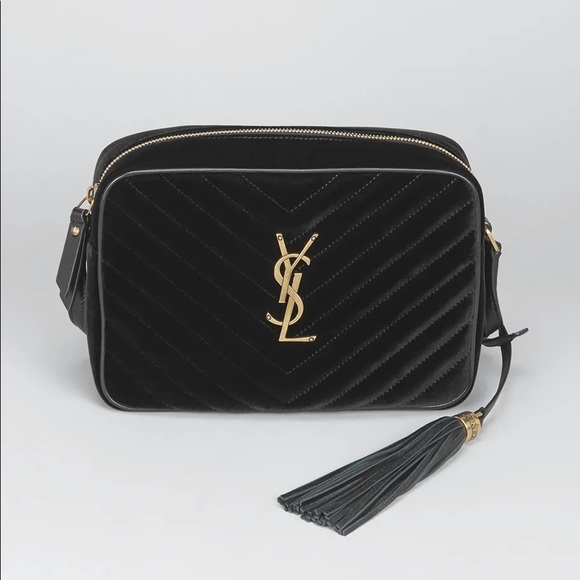 Saint Laurent Velvet Lou camera bag - Picture 1 of 9